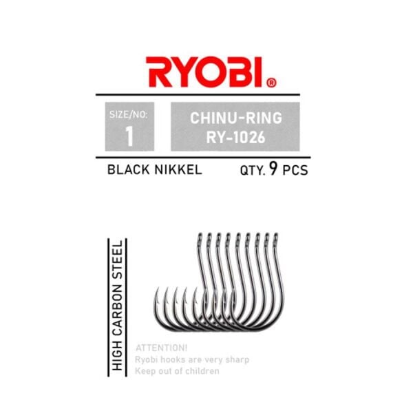Ryobi Chinu-Ring RY-1026 Black Nickel Olta İğnesi