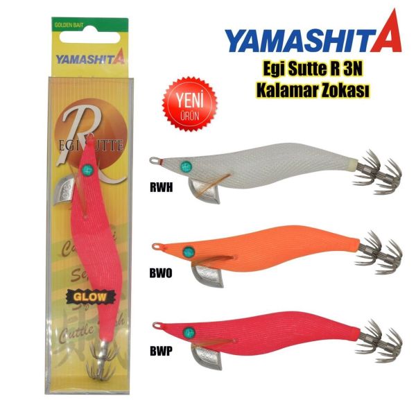 Yamashita Egi Sutte R 3N 9Cm 15Gr Glowlu Kurşunlu Kalamar Zokası F/RWH