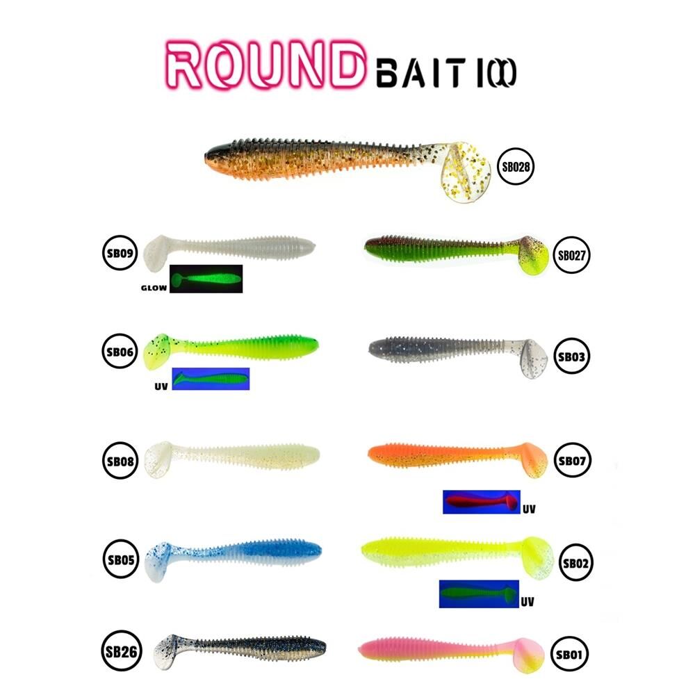 Fujin Round Bait 100 mm Silikon Balık SB028