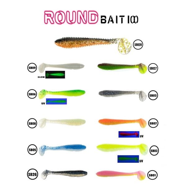 Fujin Round Bait 100 mm Silikon Balık