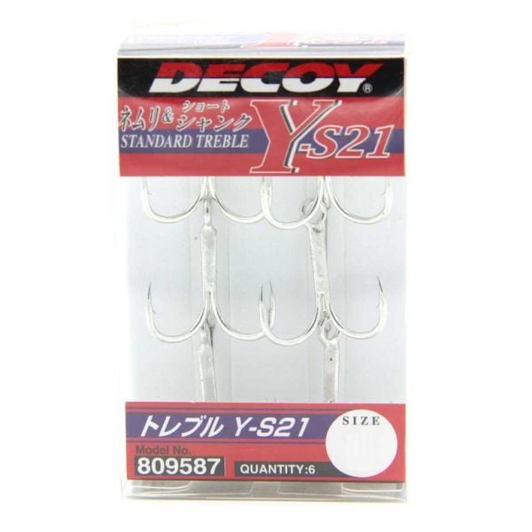 Decoy Y-S21 Standart Treble Üçlü 6P Olta İğnesi