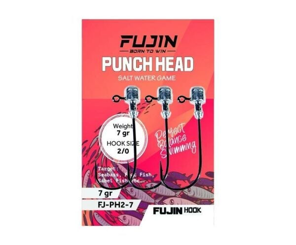 Fujin Punch Head Jig Head No: 2/0 7 Gr