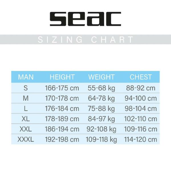 Seac Sub Alfa 5 mm Erkek Dalış Elbisesi