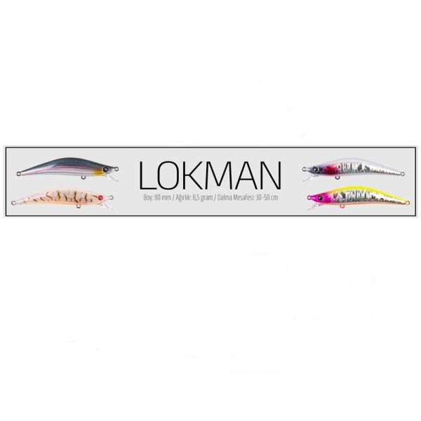 HanFish Lokman 80S 80 mm 8.5 gr Maket Balık
