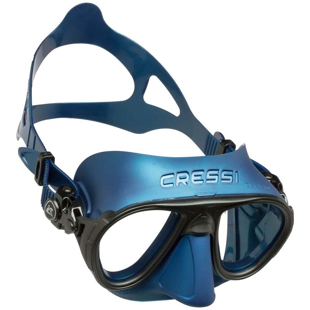 Cressi Calibro Dalış Maskesi CLEAR-BLUE NERY-BLACK