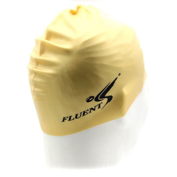 Fluent Çantalı Renkli Silikon Swim Cap Yüzücü Bone