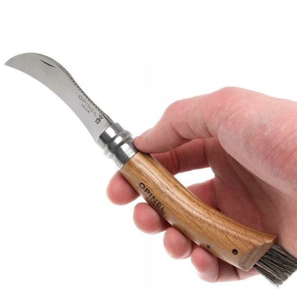 Opinel No 8 Kılıflı Paslanmaz Çelik Mantar Bıçağı