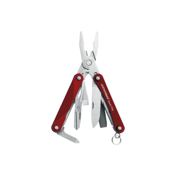 Leatherman Squirt PS4 Fonksiyonel Çakı KIRMIZI