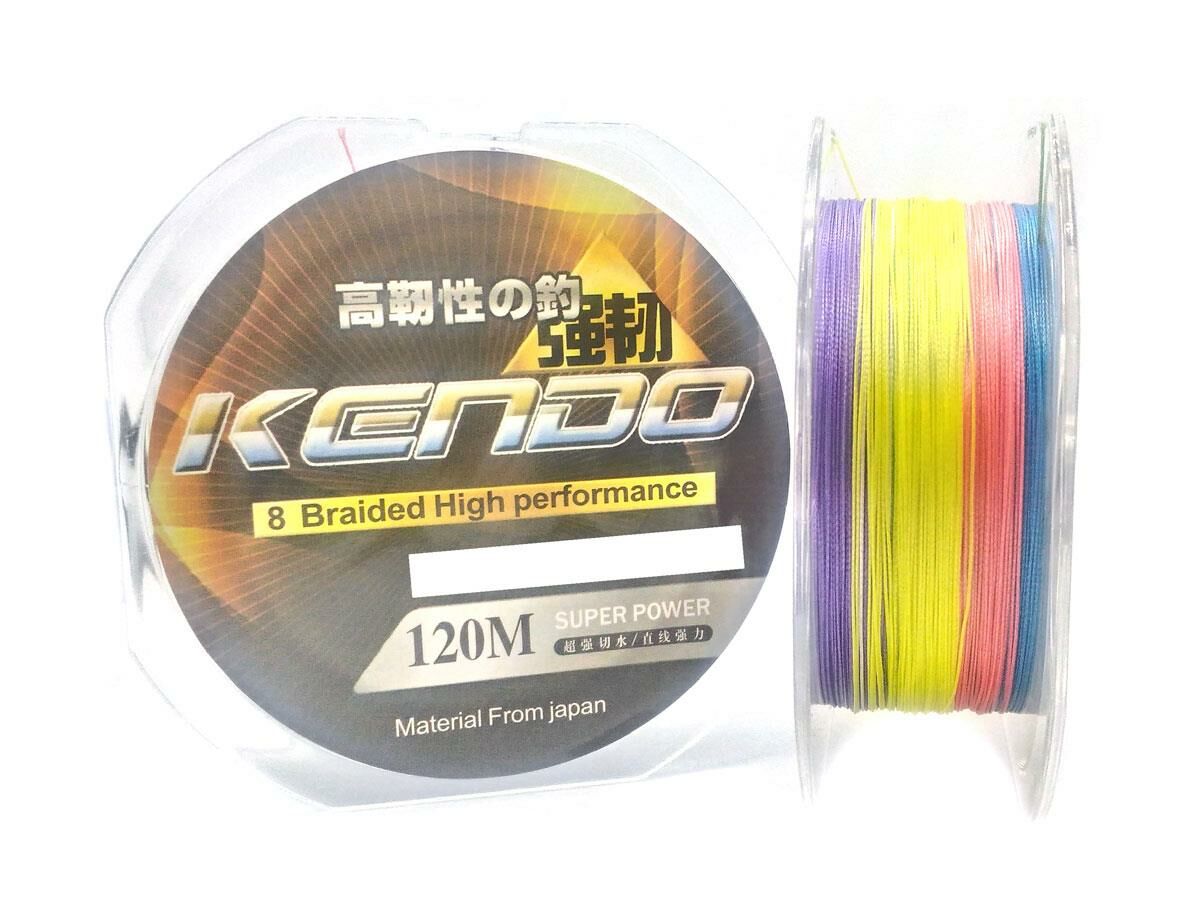 Kendo Dynema Multicolor 8Örgü Olta Misinası 120Mt