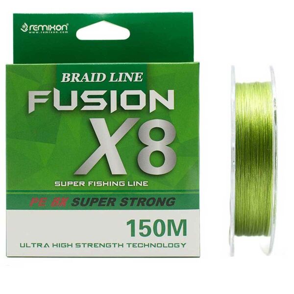 Remixon Fusion x8 Green İp Olta Misinası 150mt