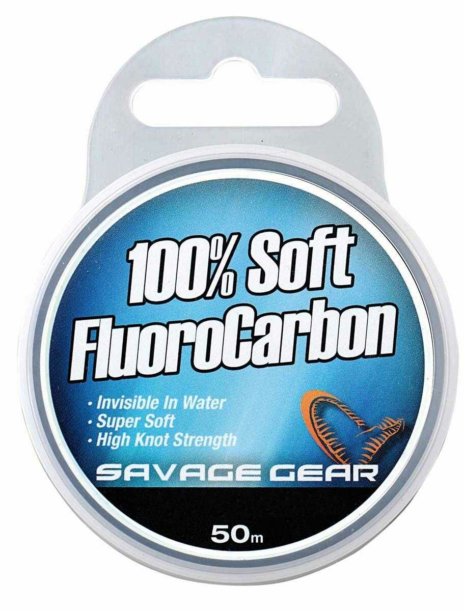 Savage Gear 100% Soft Fluoro Carbon Olta Misinası 0,33 MM - 50 MT - 0,33 MM