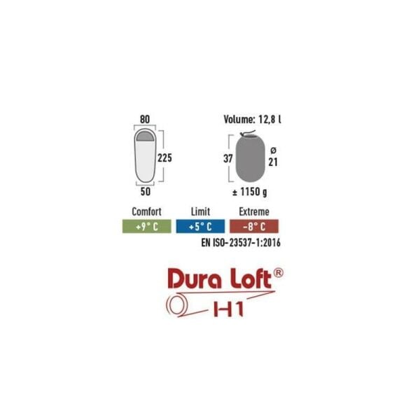 High Peak Action 250 Uyku Tulumu -8°C MAVİ