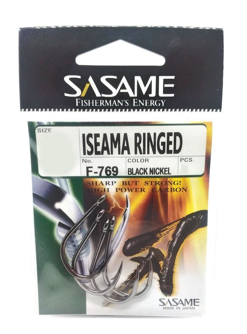 Sasame Iseama Rınged Black Nikel Olta İğnesi