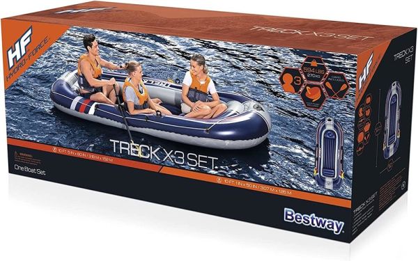 Bestway Hydro-Force Treck X3 Raft Şişme Bot Set