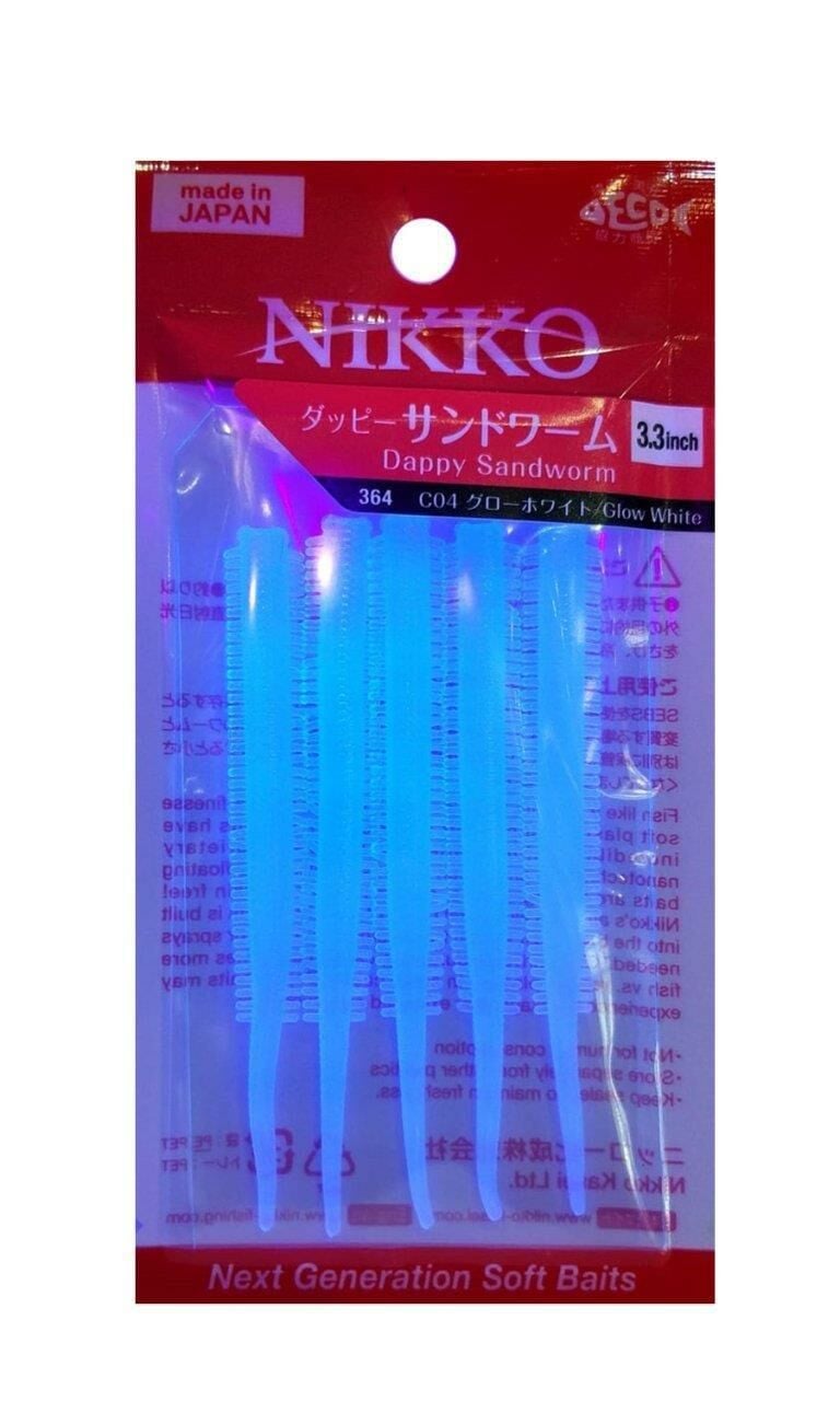 Nikko Sandworm Floating Yem Kum Solucanı 8.5cm GLOW WHITE