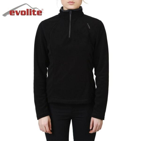 Evolite Fuga Bayan Mikro Polar Sweater - Siyah XS