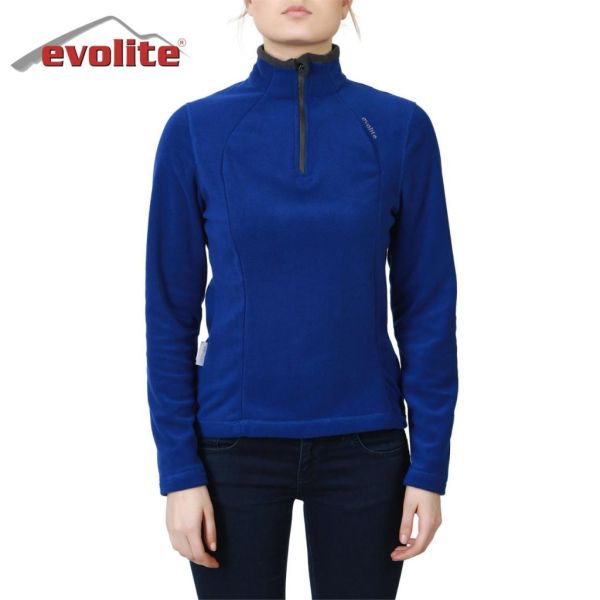 Evolite Fuga Bayan Mikro Polar Sweater - Mavi