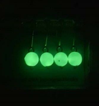 River Jig Kafa Hareketli İğneli Fosforlu Glow 4P
