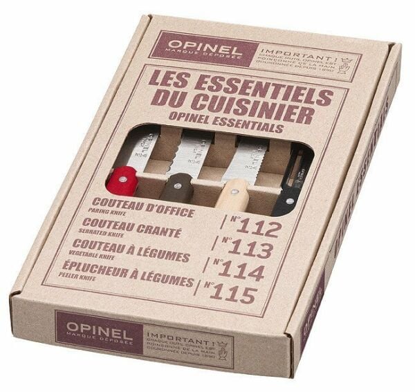 Opinel Les Essentiels Loft Mutfak Bıçak Seti (4'lü-Renkli)