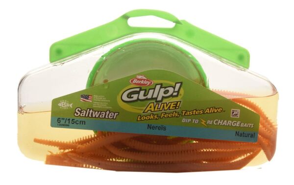 Berkley Gulp Alive Saltwater 15Cm 21Gr Slikon Yem NATURAL