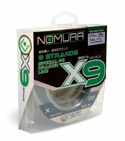 Nomura Braid X9 Moss Green Örgü İp Olta Misinası 150mt