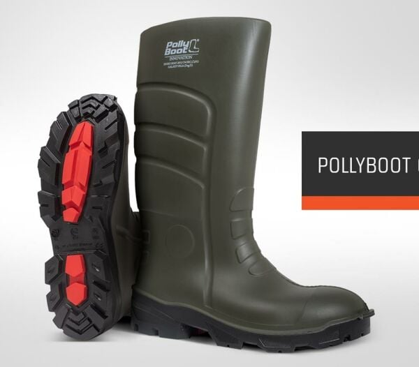 Polly Boot Galaxy Vega O4 Uzun Çizme Kamuflaj Haki/Siyah - 45