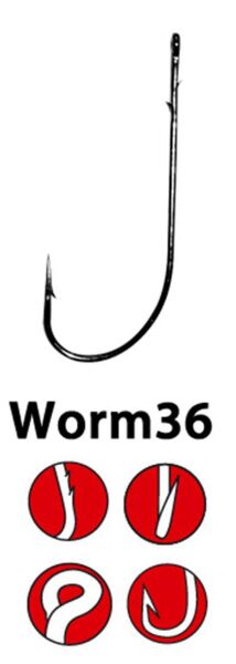 Gamakatsu Worm 36 Tırnaklı Olta İğnesi