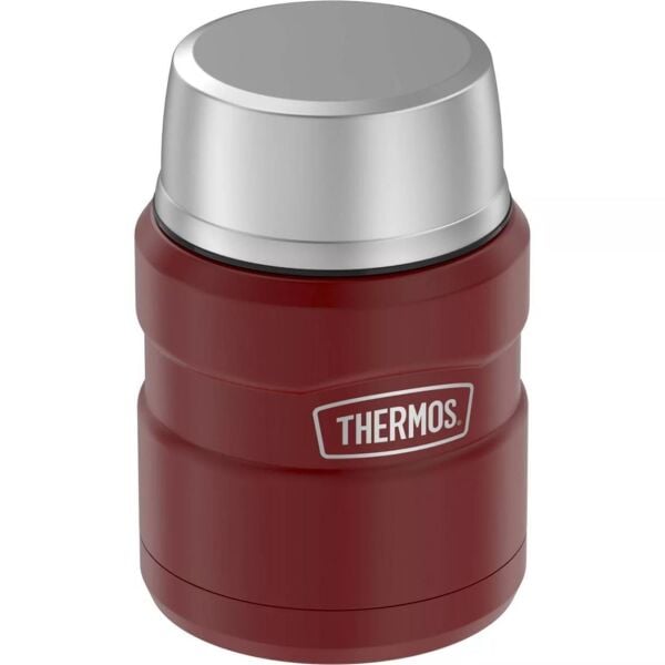 Thermos SK 3000 Çelik Yemek Termosu 470ml. Matte Rustic Red