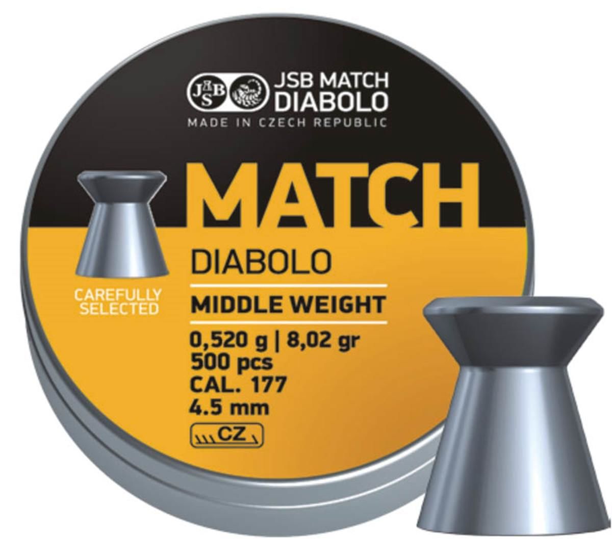 JSB Diabolo Middle Weight 4.50 mm Havalı Saçma