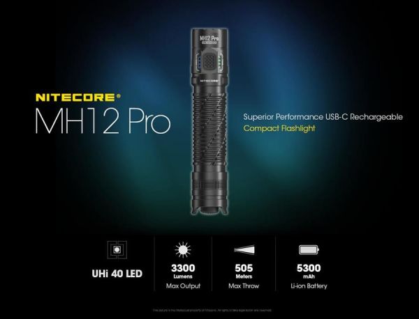 Nitecore MH12 Pro 3300 Lümen El Feneri