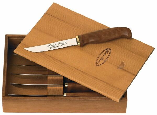 Marttiini Steak Knives Wooden Box Bıçak 6 Pcs