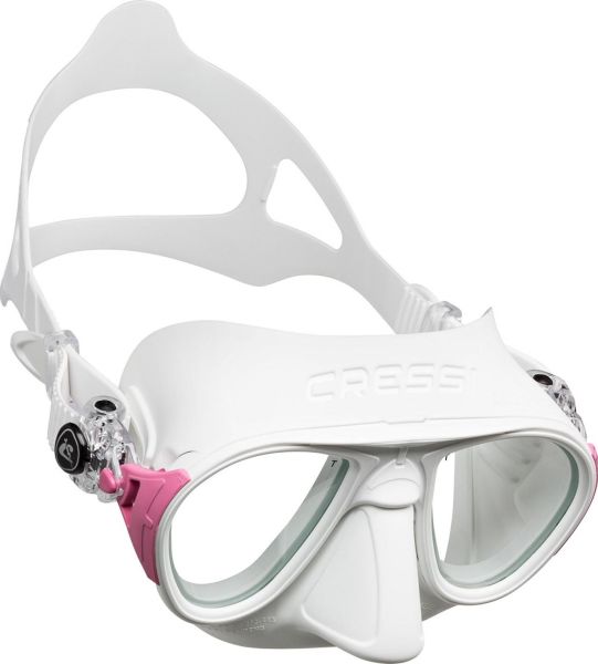 Cressi Calibro Dalış Maskesi CLEAR-WHITE-PINK