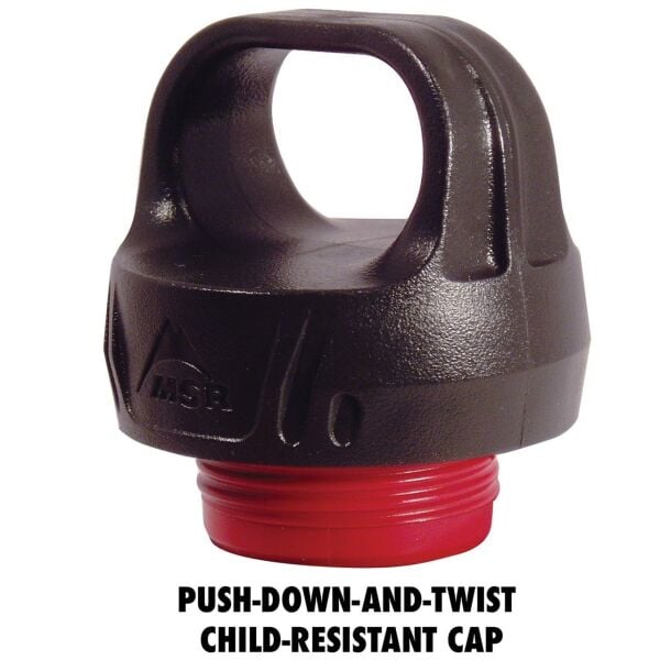 MSR 30 oz Fuel Bottle CRP Cap Yakıt Şişesi kırmızı