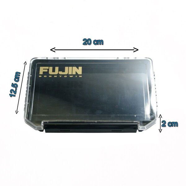 Fujin Tackle Box İnce Evalı Suni Yem Kutusu Siyah SİYAH