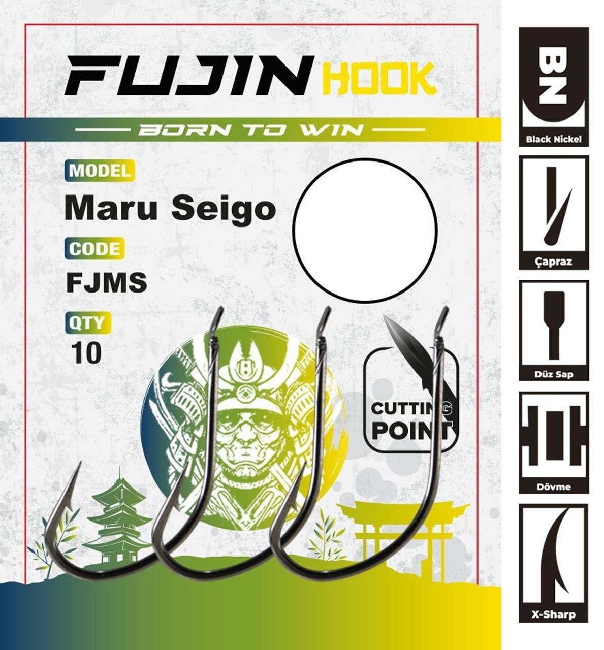 Fujin Maru Seigo Deliksiz Çapraz Olta Kancası NO:18