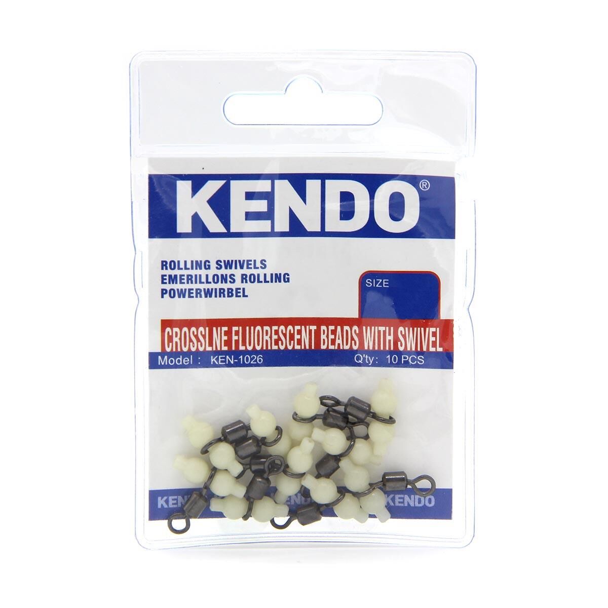 Kendo Crossline Fluorescent Beads With Swivel ( T Fırdöndü )