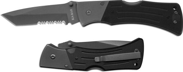 Ka-Bar Mule Folder Tanto Part Serrated Tırtıklı Çakı (3065)