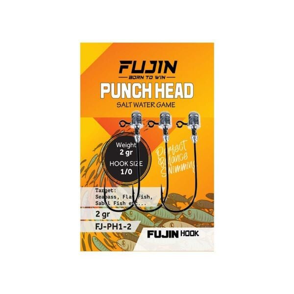 Fujin Punch Head Jig Head no.1/0 5 Gr