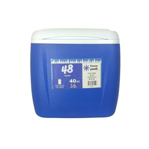 Freeze Peak Eco Cool 40 QT Soğutucu Buzluk 38 Litre MAVİ