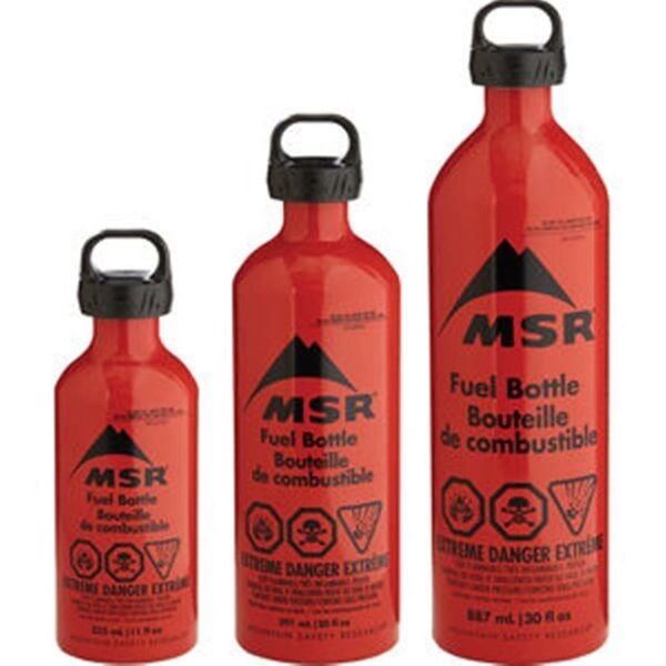 MSR 20 oz Fuel Bottle CRP Cap Yakıt Şişesi kırmızı