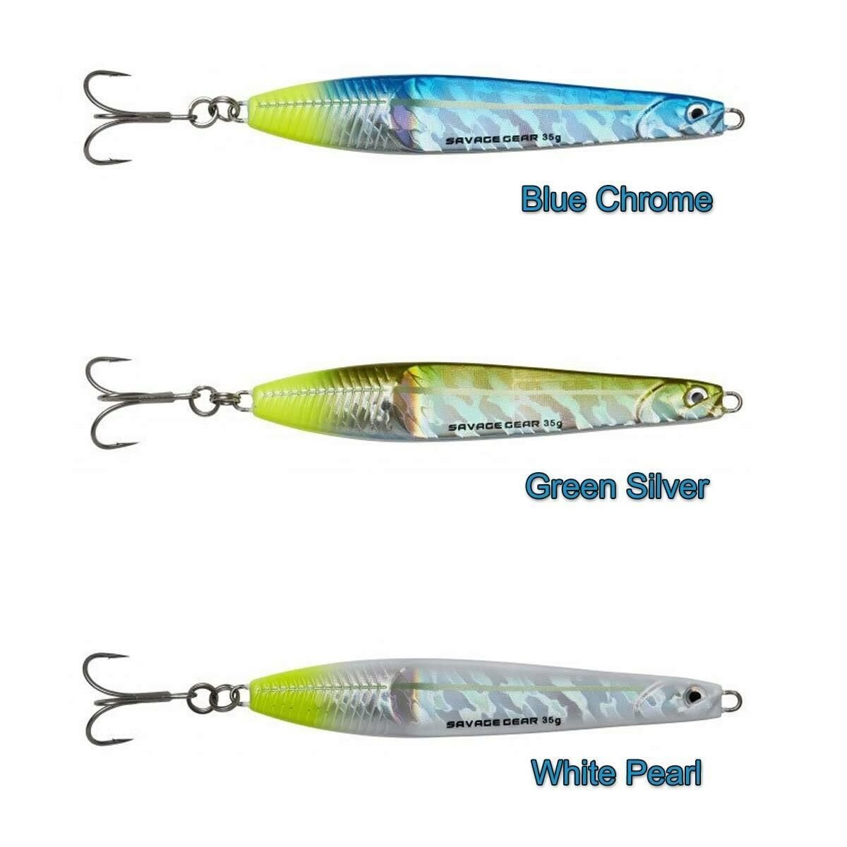 Savage Gear Surf Seeker 10 cm 30 gr Sinking Olta Kaşık Yem Blue Chrome