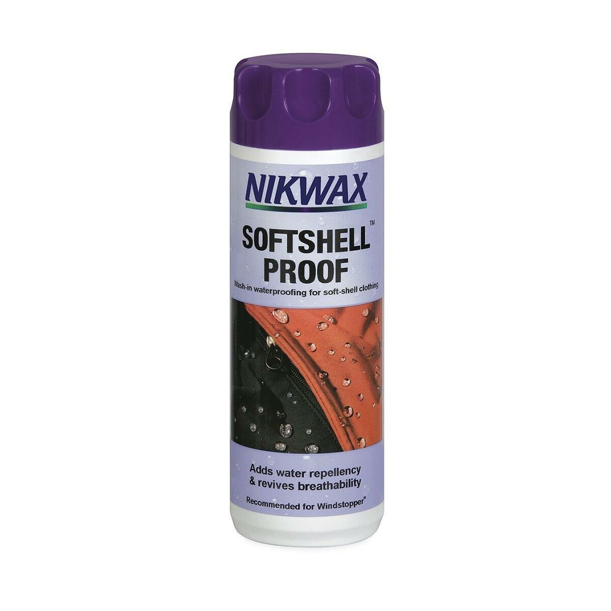 Nikwax Softshell Proof Wash-In 300 ml Softshell Kumaş Yıkama Şeffaf
