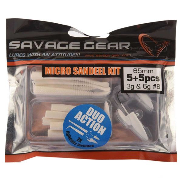 Savage Gear LRF Micro Sandeel Kit 1+1 5+5 Silikon Yem