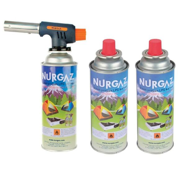 Nurgaz Turbo Torch Pürmüz ve Kartuş Seti