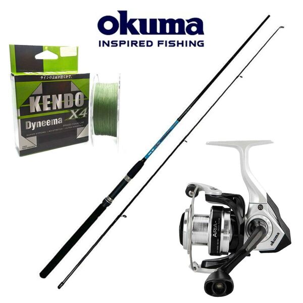 Okuma Aria 30 Okuma G power 240 cm Spin Olta Takım Seti