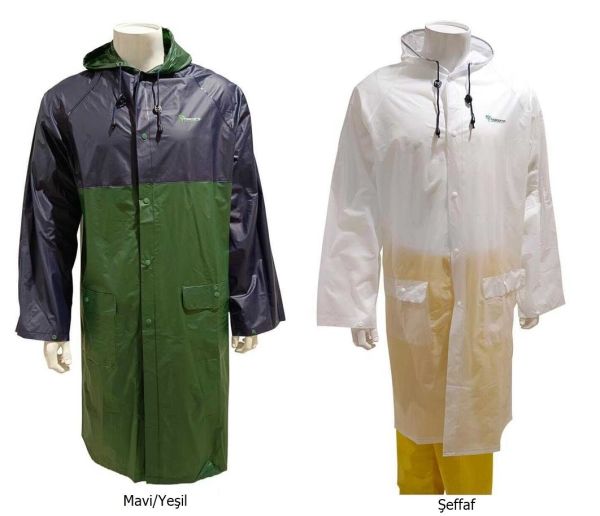 FreeCamp Raincoat 0.12mm Uzun Yağmurluk