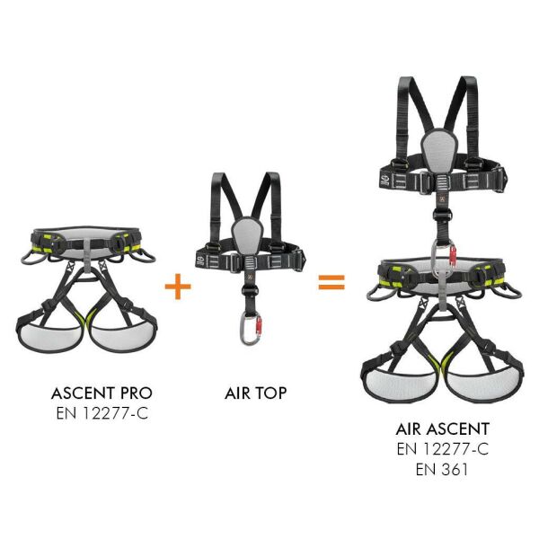 Climbing Technology Harness Ascent Pro Emniyet Kemeri (Sarı)