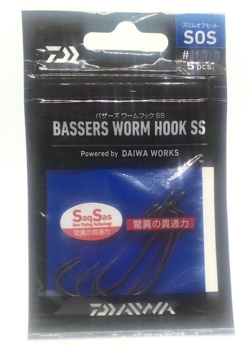 Daiwa Basser's Worm Hook Sos Olta İğnesi NO:3/0