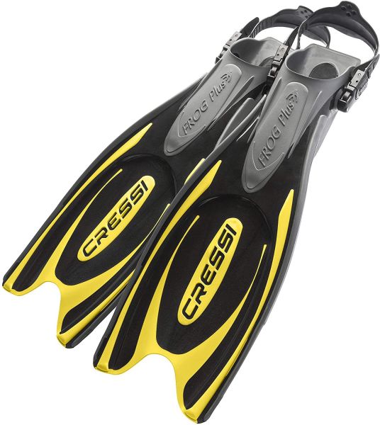 Cressi Frog Plus Dalış Paleti BLACK-YELLOW - NO:41-44