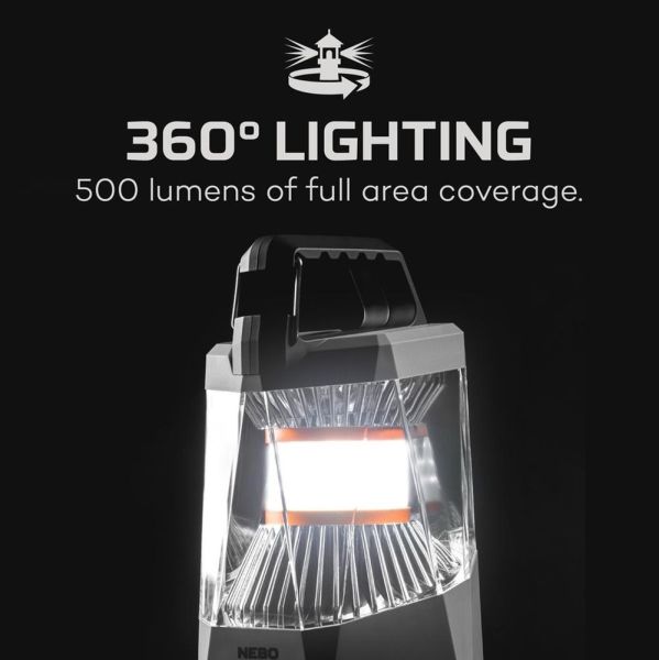 Nebo 1000 Galileo 500 Lümen Şarjlı Masa Feneri ve Powerbank
